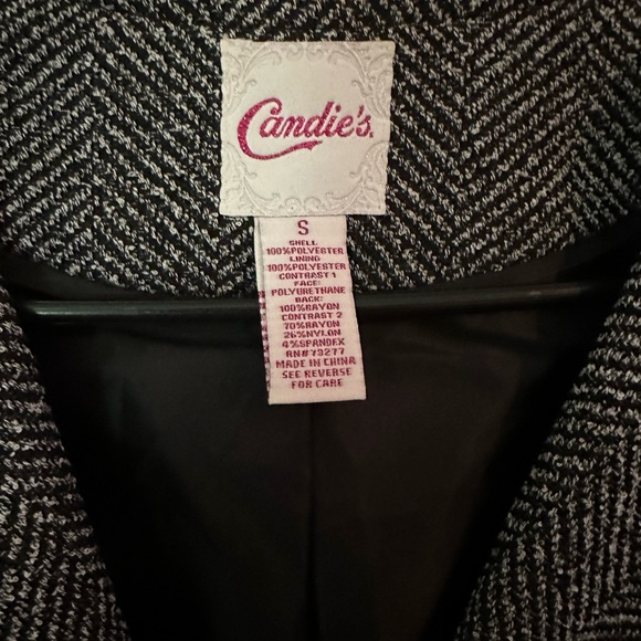 Moto style Blazer with zipper on sleeves and pockets - Picture 4 of 4